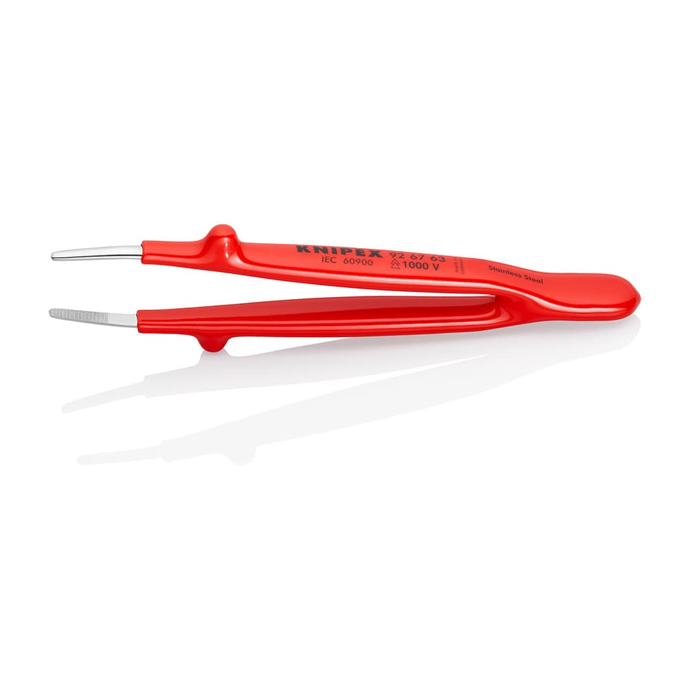 KNIPEX Precizna pinceta – tupa 1000V VDE 145mm izolovana – 92 67 63