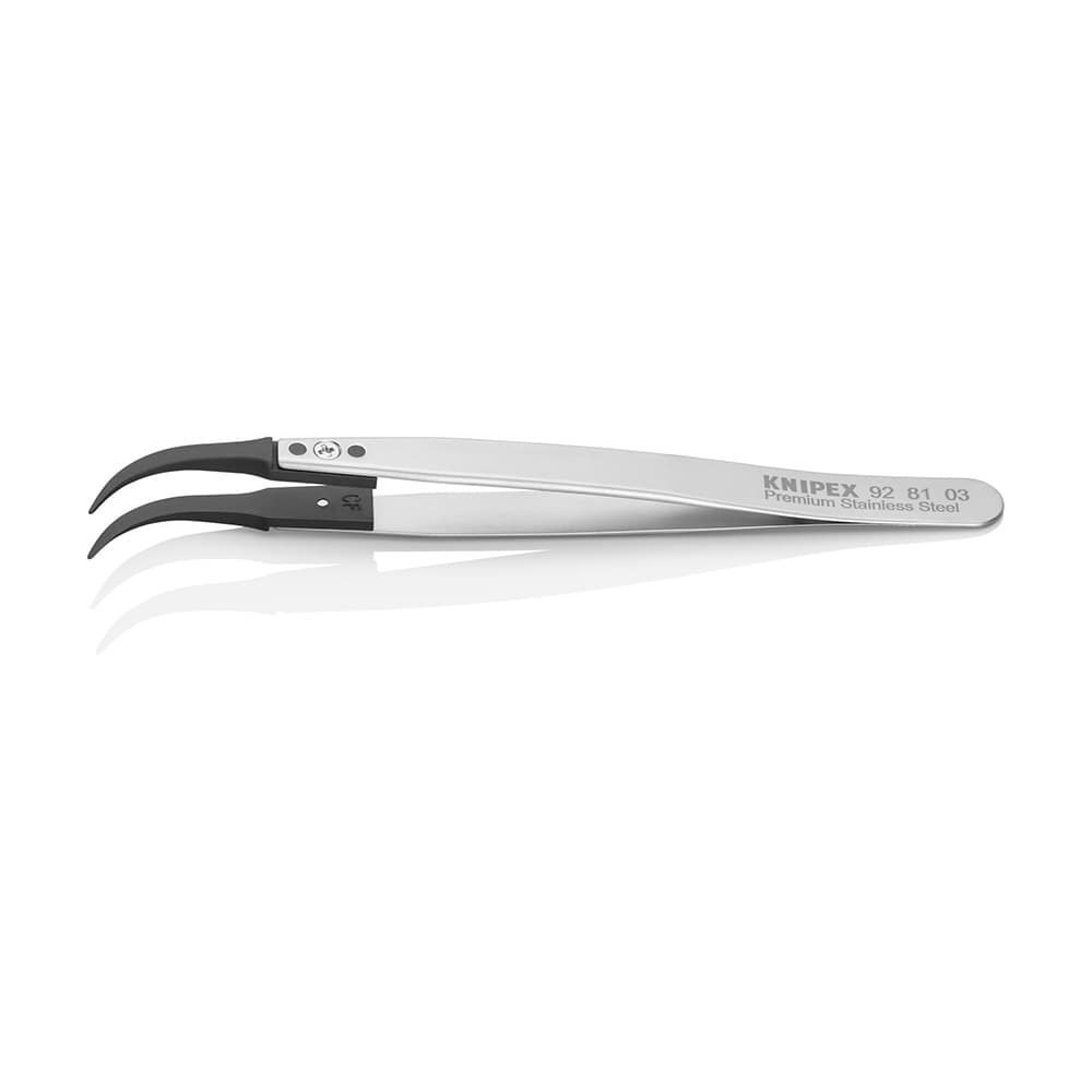 KNIPEX Pinceta sa izmenljivim ESD vrhovima zakrivljena 130mm – 92 81 03