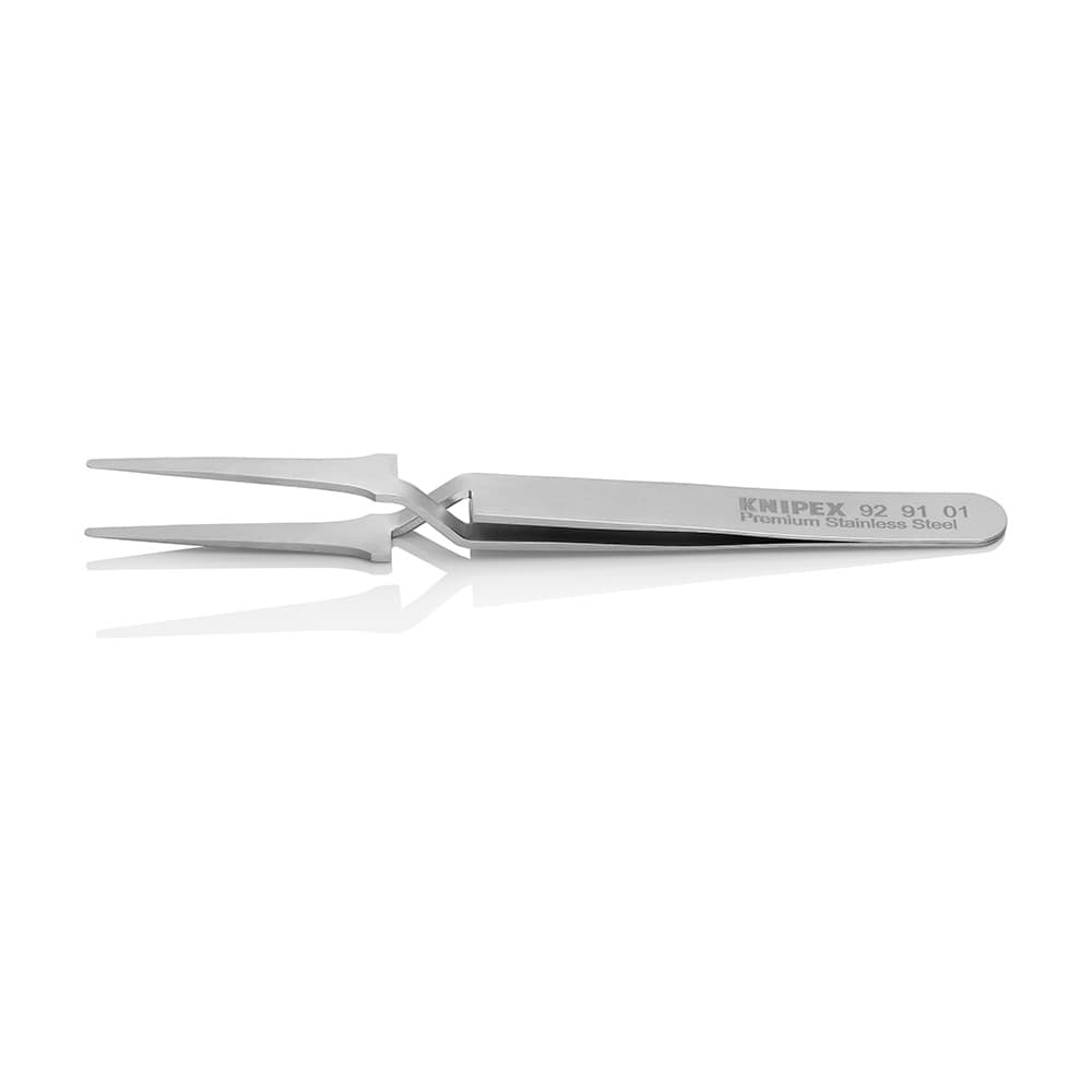 KNIPEX Precizna ukrštena pinceta zakrivljena 115mm – 92 91 03