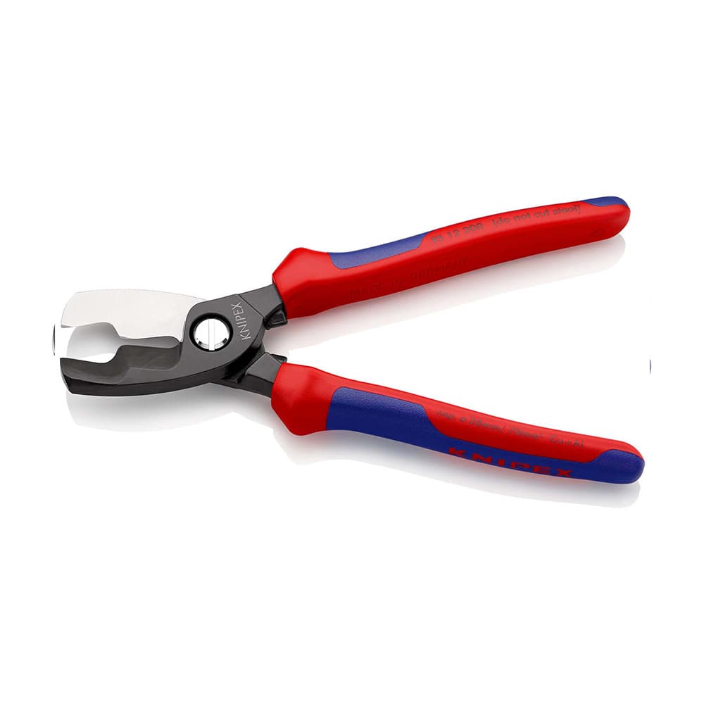 KNIPEX Makaze za kablove sa dvostrukom oštricom 200mm blister pakovanje – 95 12 200 SB