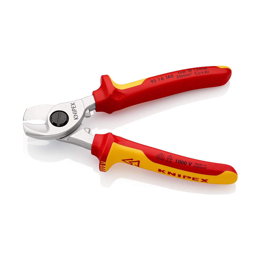 KNIPEX Makaze za kablove izolovane VDE hromirane 165mm – 95 16 165