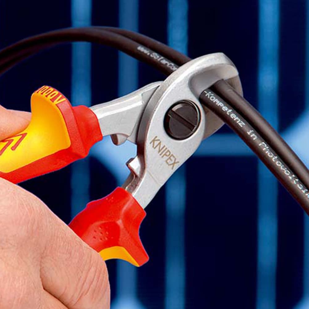 KNIPEX Makaze za kablove izolovane VDE hromirane 165mm – 95 16 165