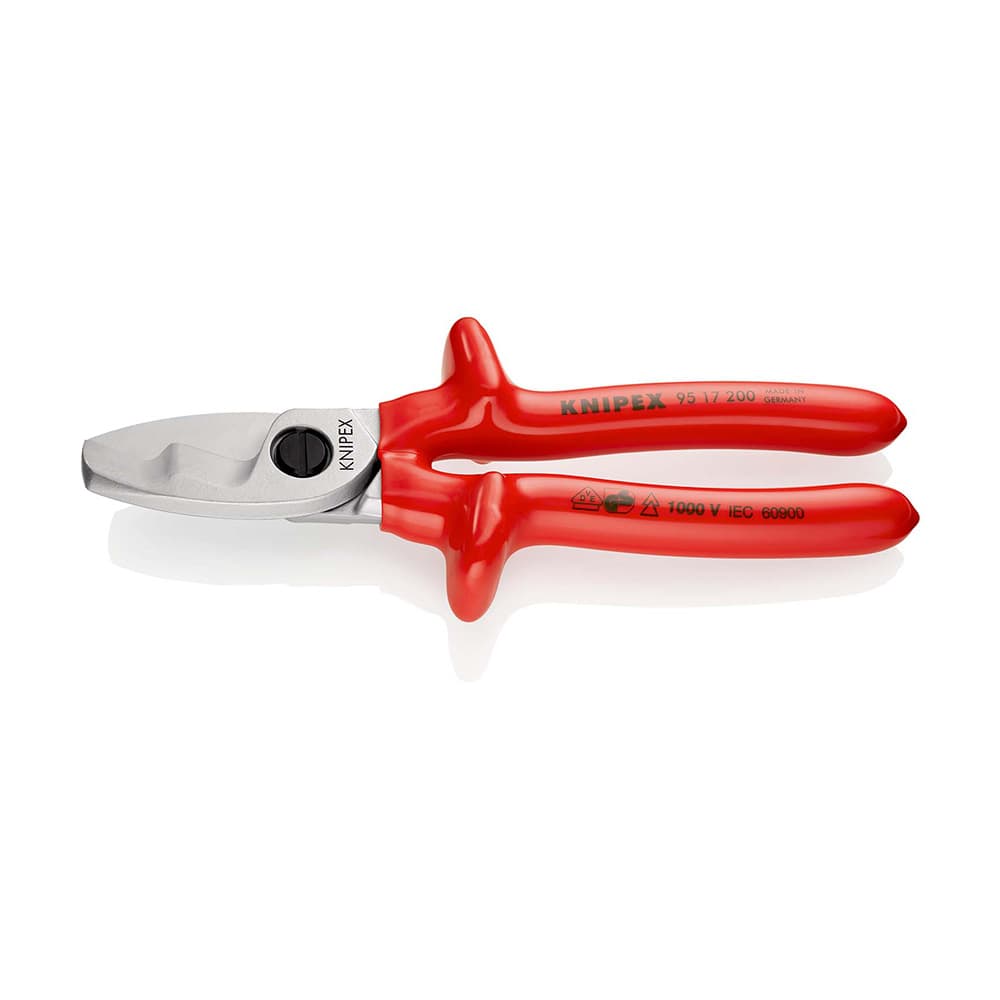 KNIPEX Izolovane makaze za kablove sa dvostrukom oštricom 200mm – 95 17 200