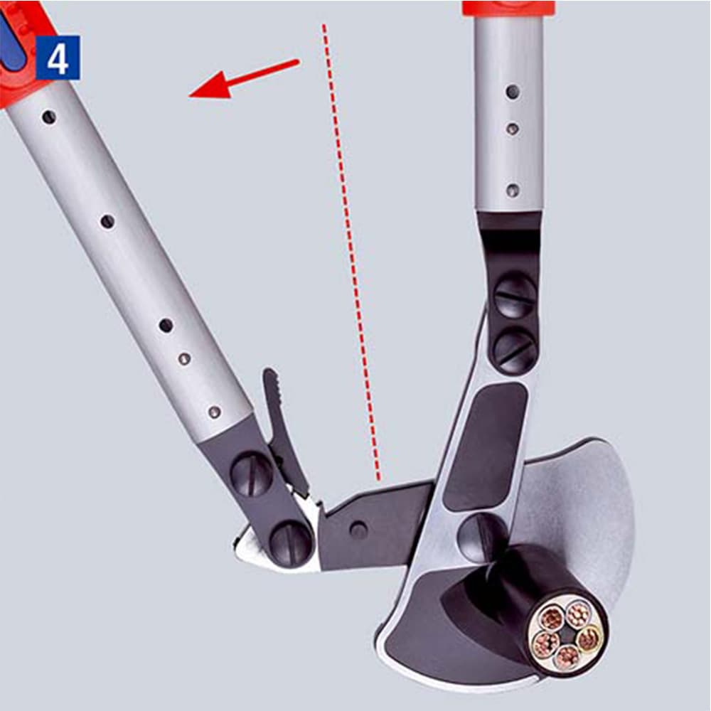 KNIPEX Makaze za kablove sa teleskopskim ručkama 570mm – 95 32 038