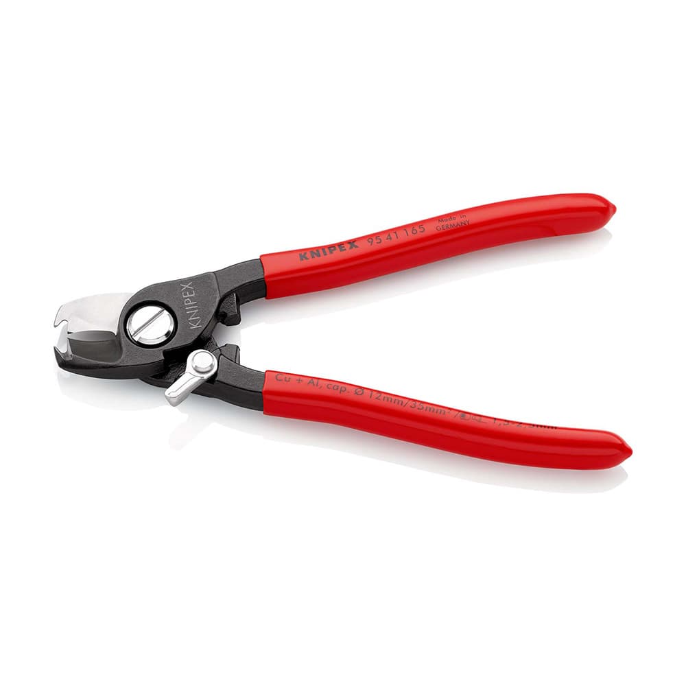 KNIPEX Makaze za kablove sa oprugom za otvaranje i skidanjem izolacije 165mm – 95 41 165