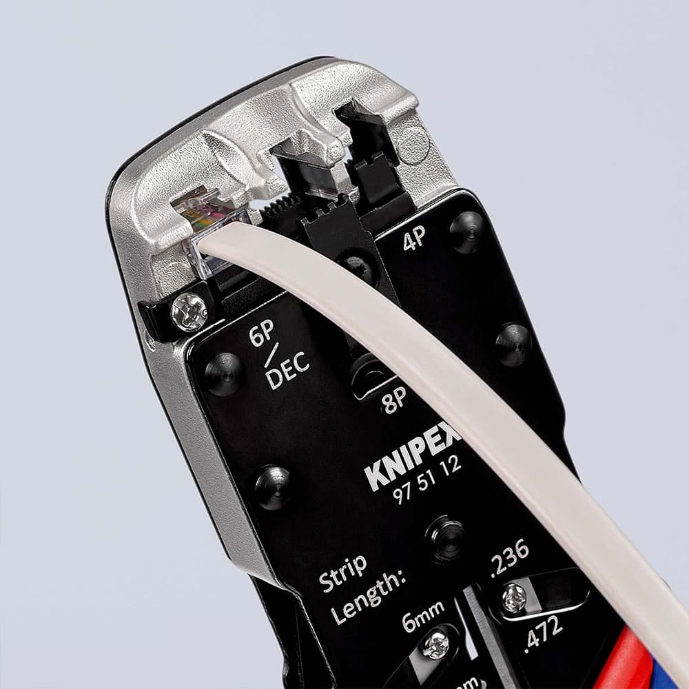 KNIPEX Klešta za konektore RJ 10,11,12,45 4/6/8