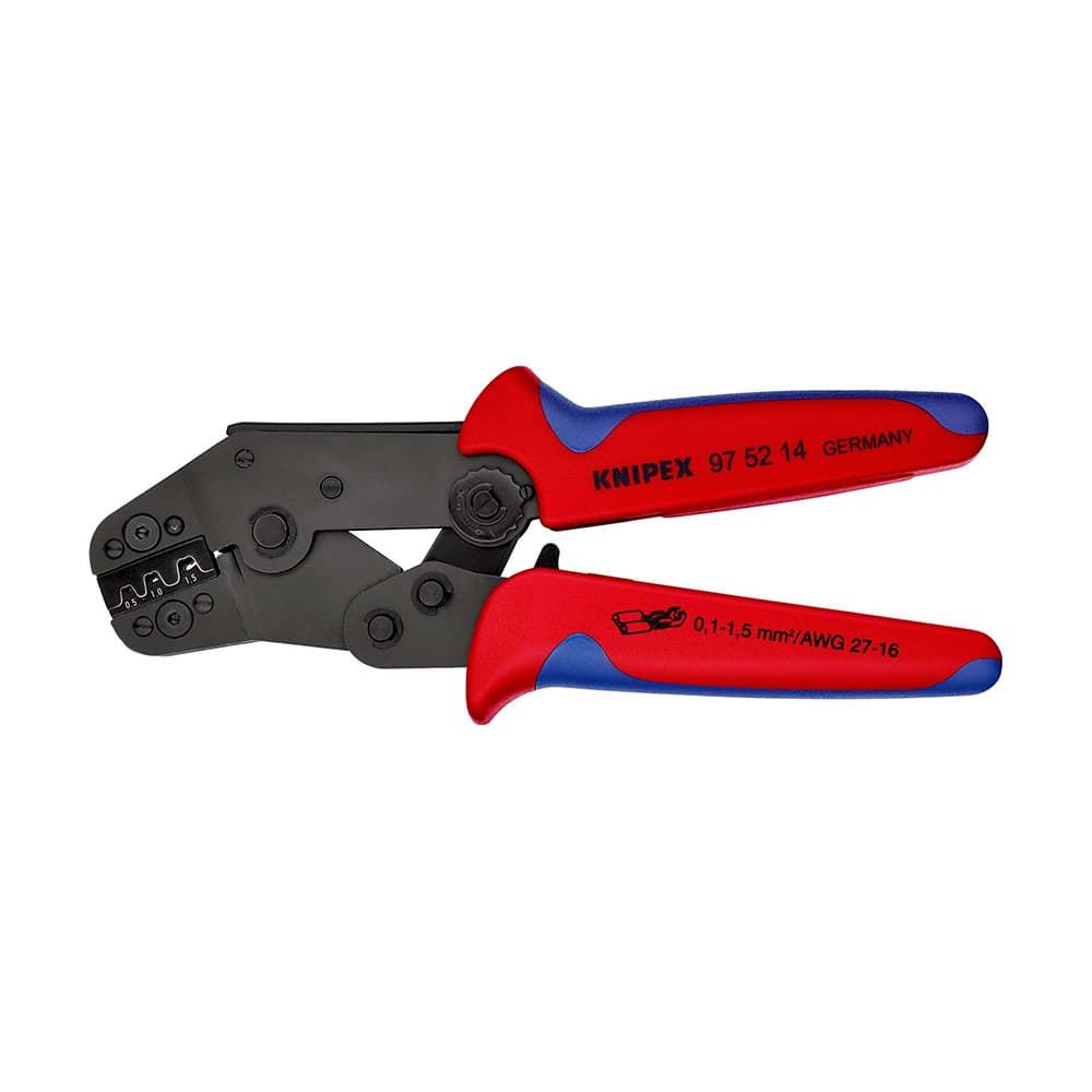 KNIPEX Kratka krimp klešta za neizolovane otvorene konektore 0.1-1.5mm² – 97 52 14