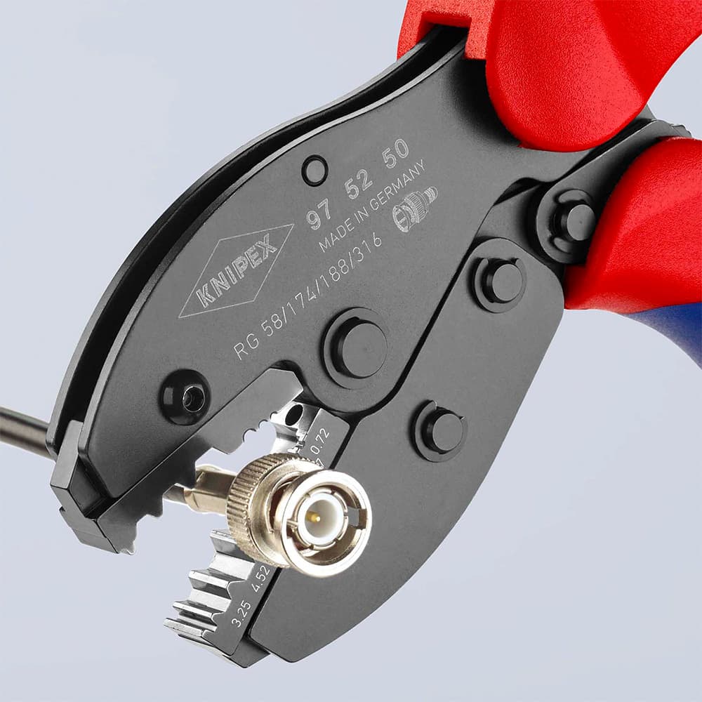 KNIPEX Krimp klešta PreciForce® za koaksijalne BNC konektore 220mm – 97 52 50