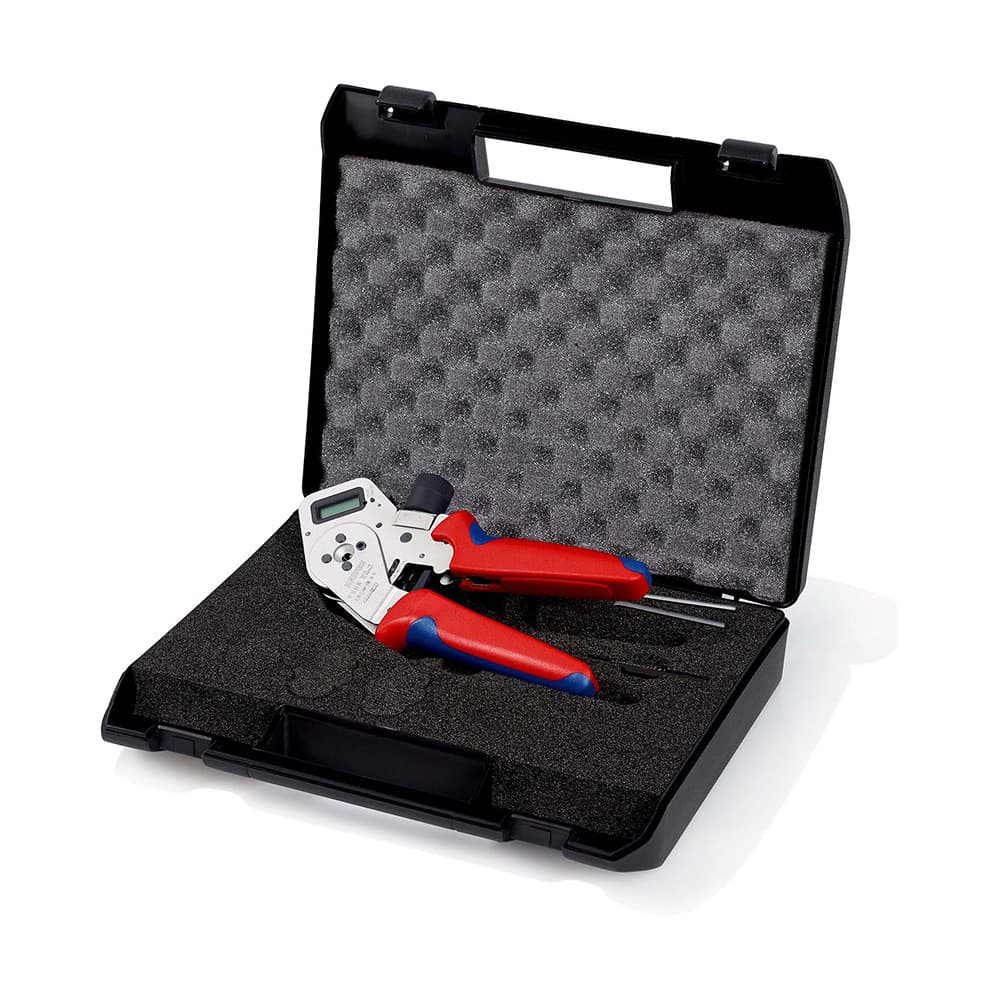 KNIPEX Krimp klešta sa četiri trna za tokarene kontakte s digitalnim prikazom 195mm – 97 52 63 DG