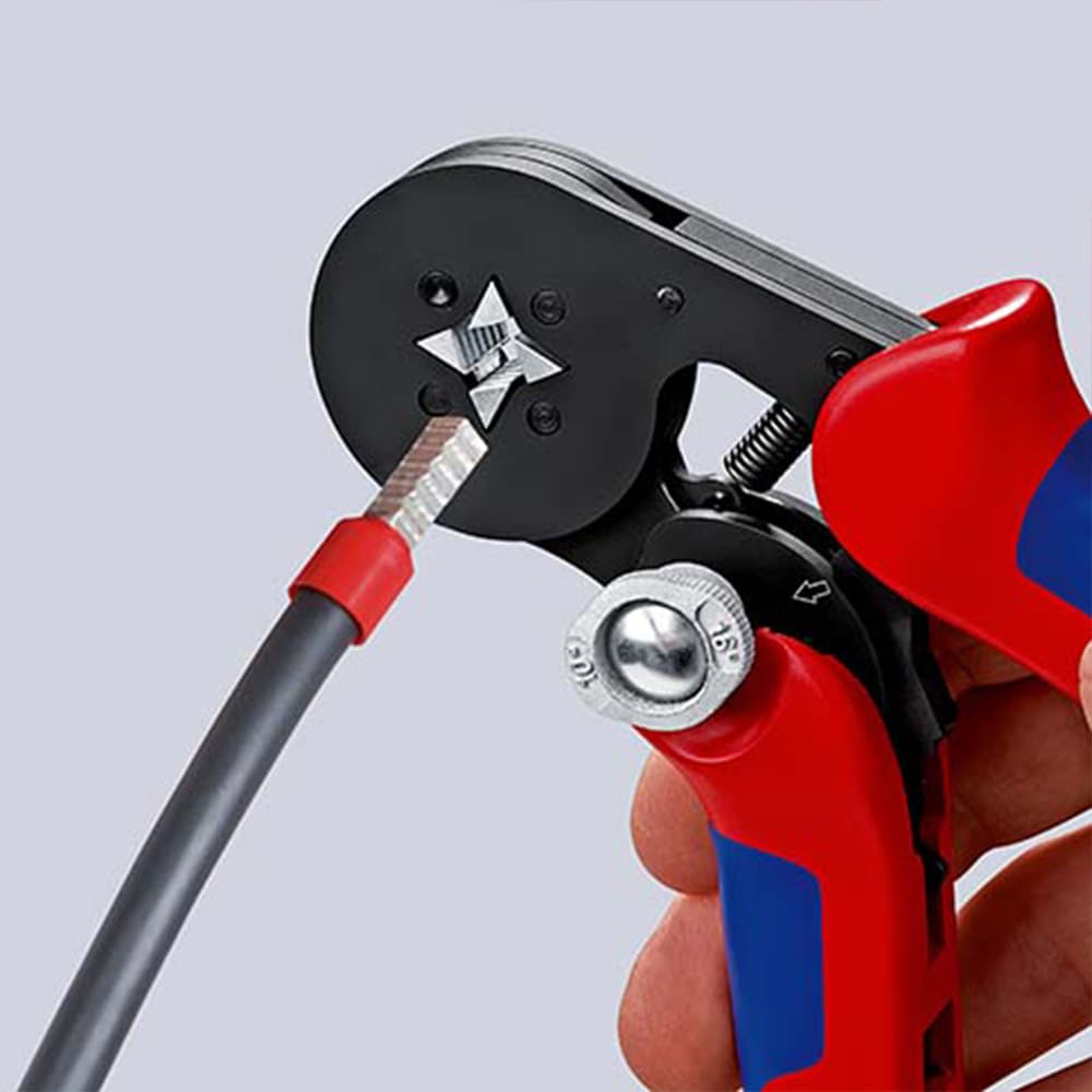 KNIPEX Samopodešavajuća krimp klešta za hilzne 0.08-16mm² – 97 53 04