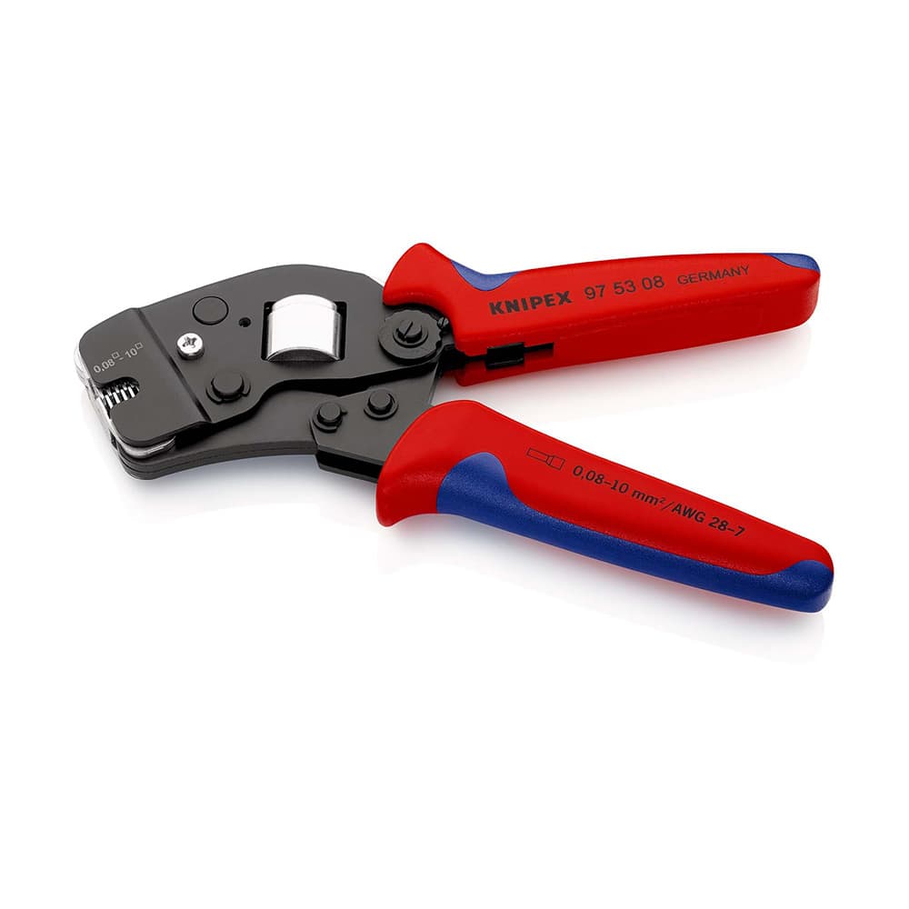 KNIPEX Samopodešavajuća krimp klešta za hilzne 0.08-10mm² blister pakovanje – 97 53 08 SB