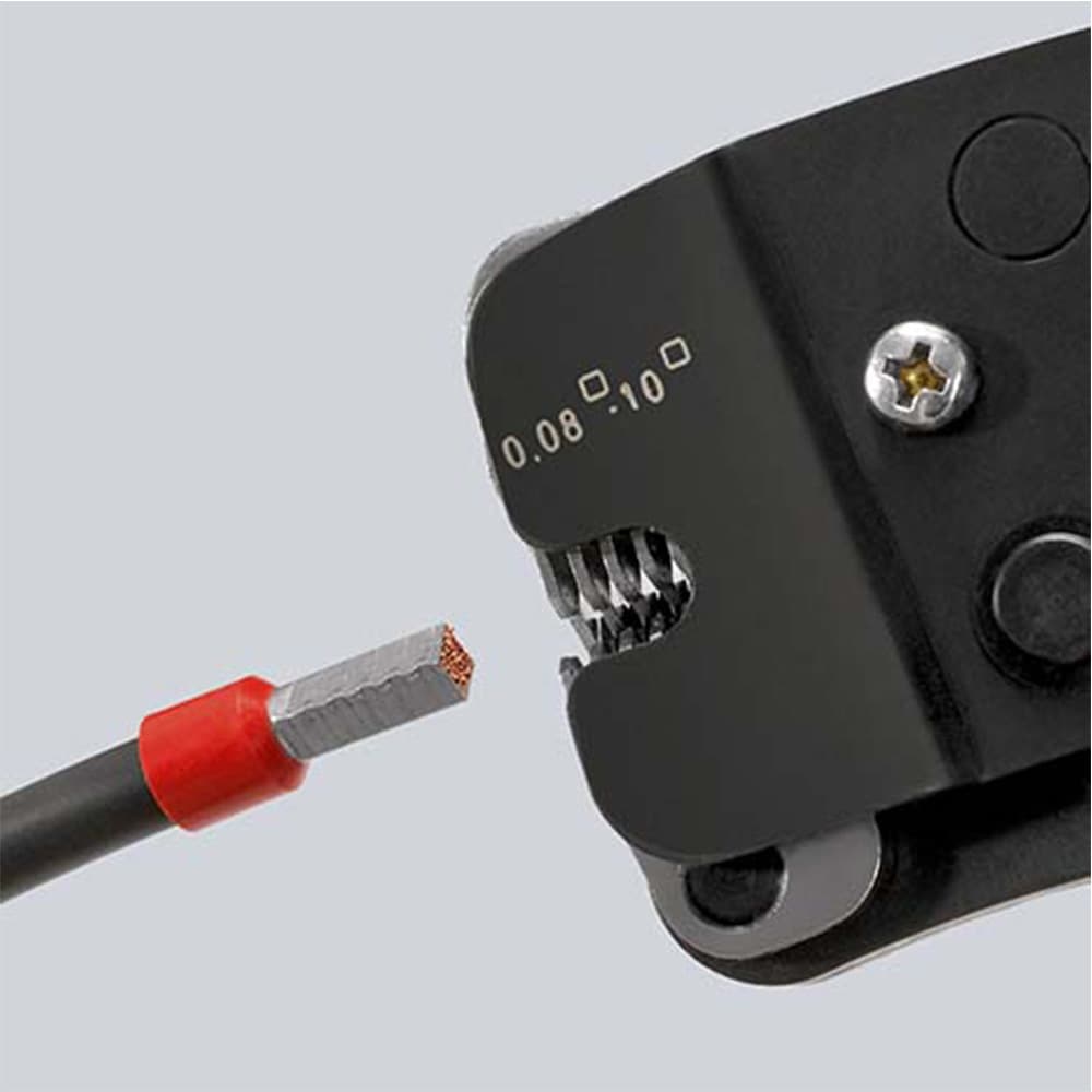 KNIPEX Samopodešavajuća krimp klešta za hilzne 0.08-10mm² blister pakovanje – 97 53 08 SB