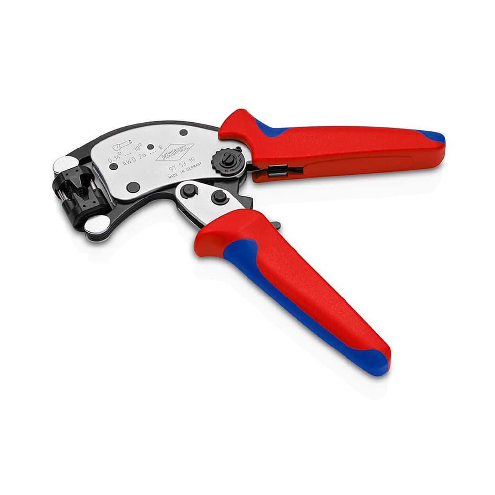 KNIPEX Samopodešavajuća klešta za hilzne Twistor® T sa rotirajućom glavom 0.14-10mm² blister pakovanje – 97 53 19 SB