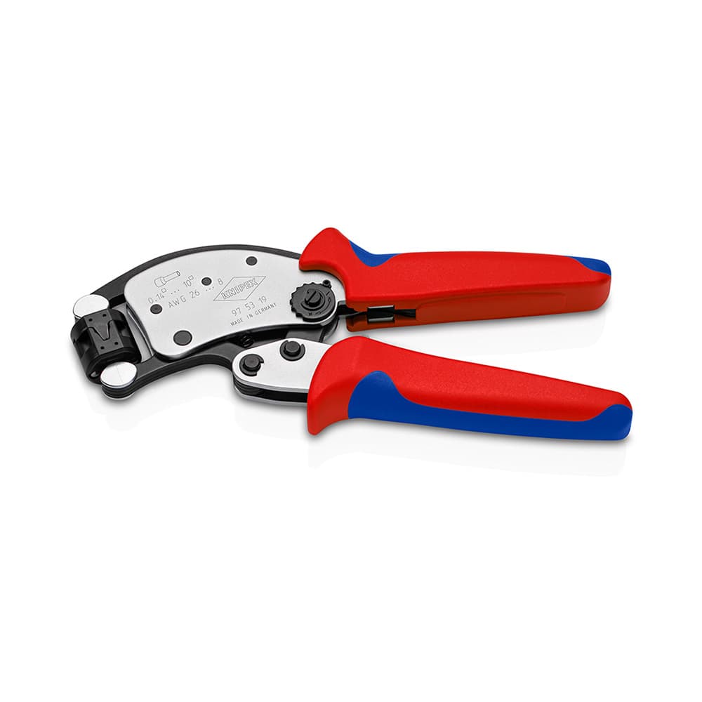 KNIPEX Samopodešavajuća klešta za hilzne Twistor® T sa rotirajućom glavom 0.14-10mm² blister pakovanje – 97 53 19 SB