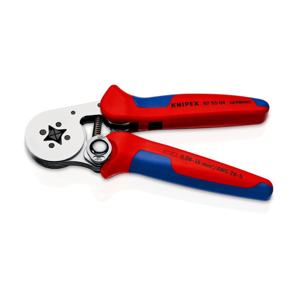 KNIPEX Samopodešavajuća krimp klešta za hilzne 0.08-16mm² blister pakovanje – 97 55 04 SB