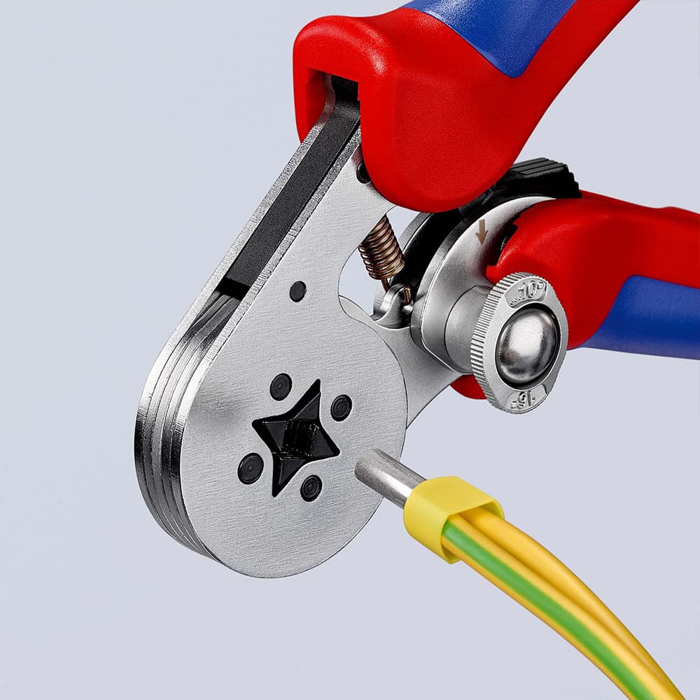 KNIPEX Samopodešavajuća krimp klešta za hilzne 0.08-16mm² blister pakovanje – 97 55 04 SB