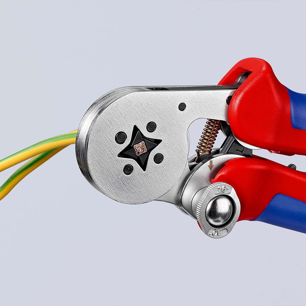 KNIPEX Samopodešavajuća krimp klešta za hilzne 0.08-16mm² blister pakovanje – 97 55 04 SB