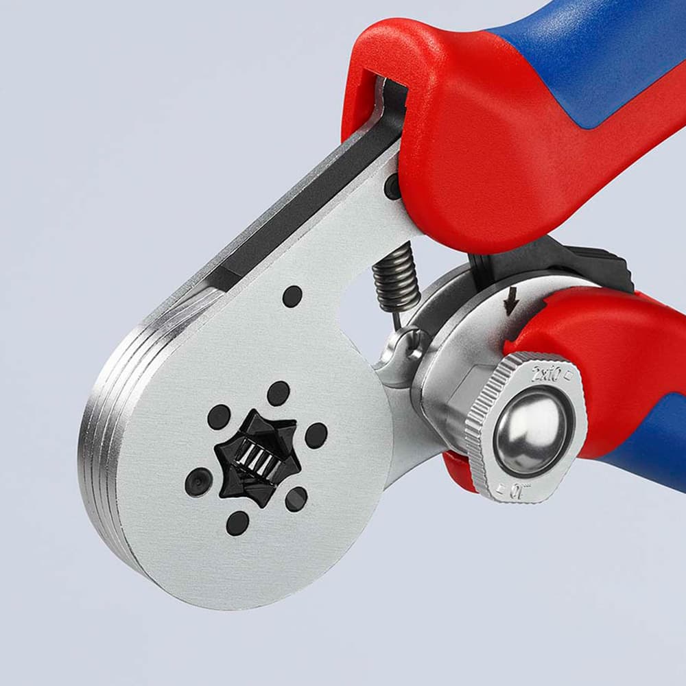 KNIPEX Samopodešavajuća krimp klešta za hilzne 0.08-10mm² blister pakovanje – 97 55 14 SB