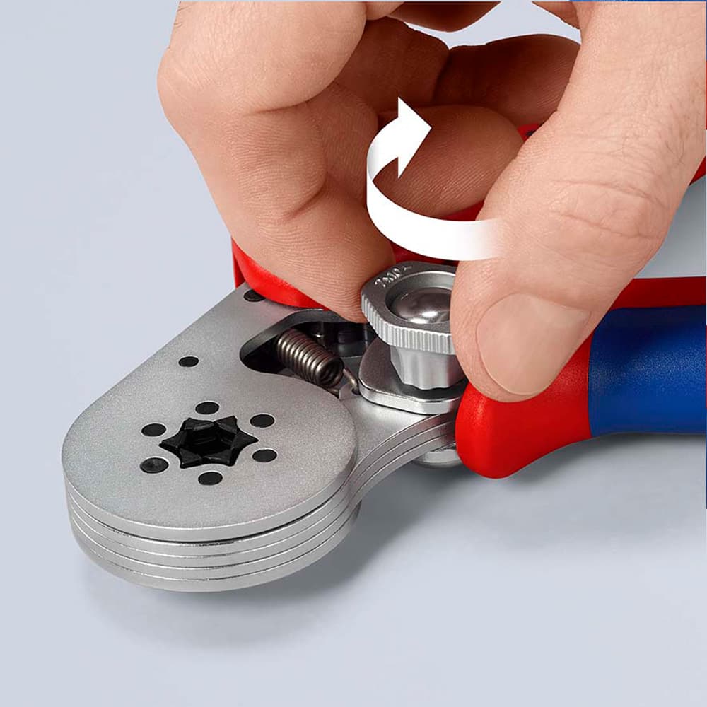 KNIPEX Samopodešavajuća krimp klešta za hilzne 0.08-10mm² blister pakovanje – 97 55 14 SB
