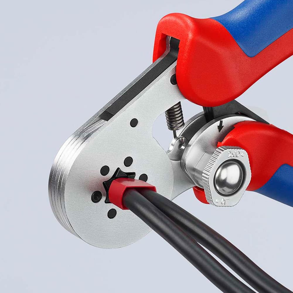 KNIPEX Samopodešavajuća krimp klešta za hilzne 0.08-10mm² blister pakovanje – 97 55 14 SB
