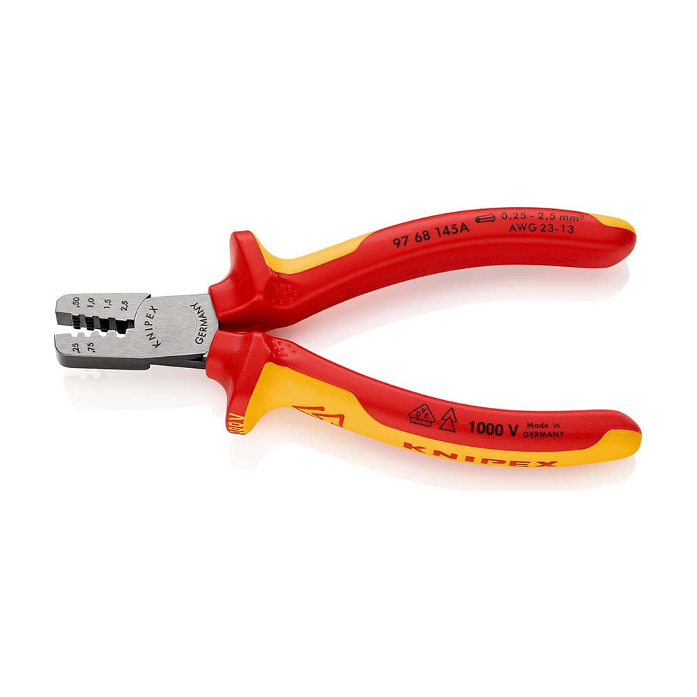 KNIPEX Klešta za krimpovanje hilzni (kablovskih završetaka) 1000V VDE 145mm – 97 68 145 A