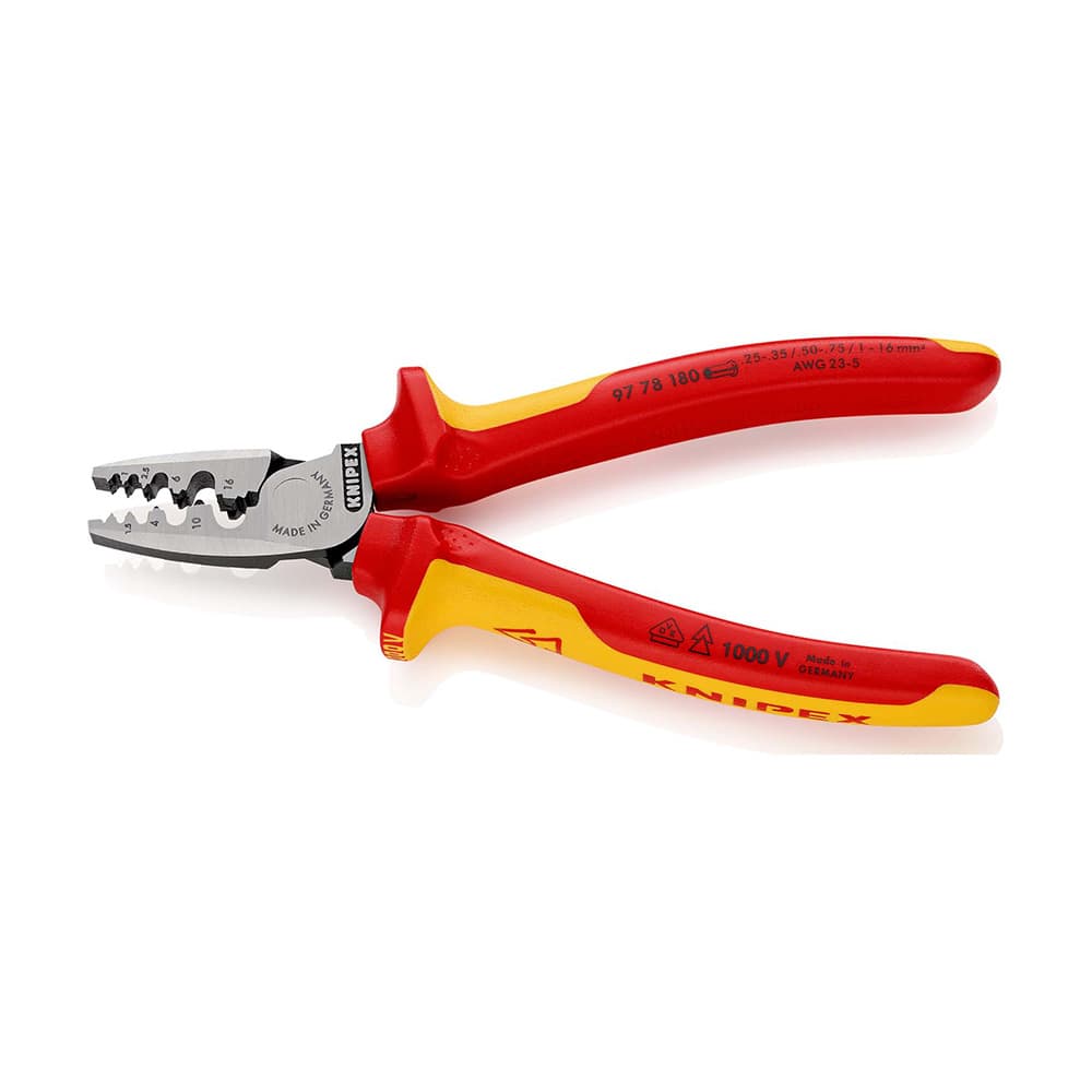 KNIPEX Klešta za krimpovanje hilzni (kablovskih završetaka) 1000V VDE 180mm – 97 78 180