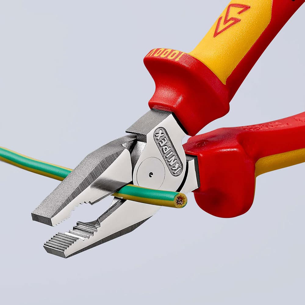 KNIPEX Kombinovana klešta izolovana 1000V VDE 180mm blister pakovanje – 02 06 180 SB