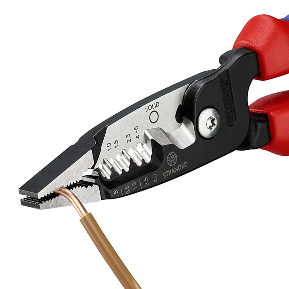 KNIPEX Kombinovana električarska klešta za skidanje izolacije 200mm – 13 72 200 ME