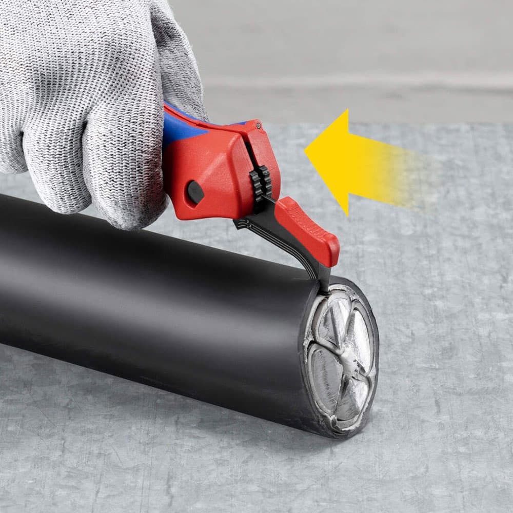KNIPEX Nož za skidanje izolacije 3u1 sa funkcijom krckalice – 16 50 145 SB