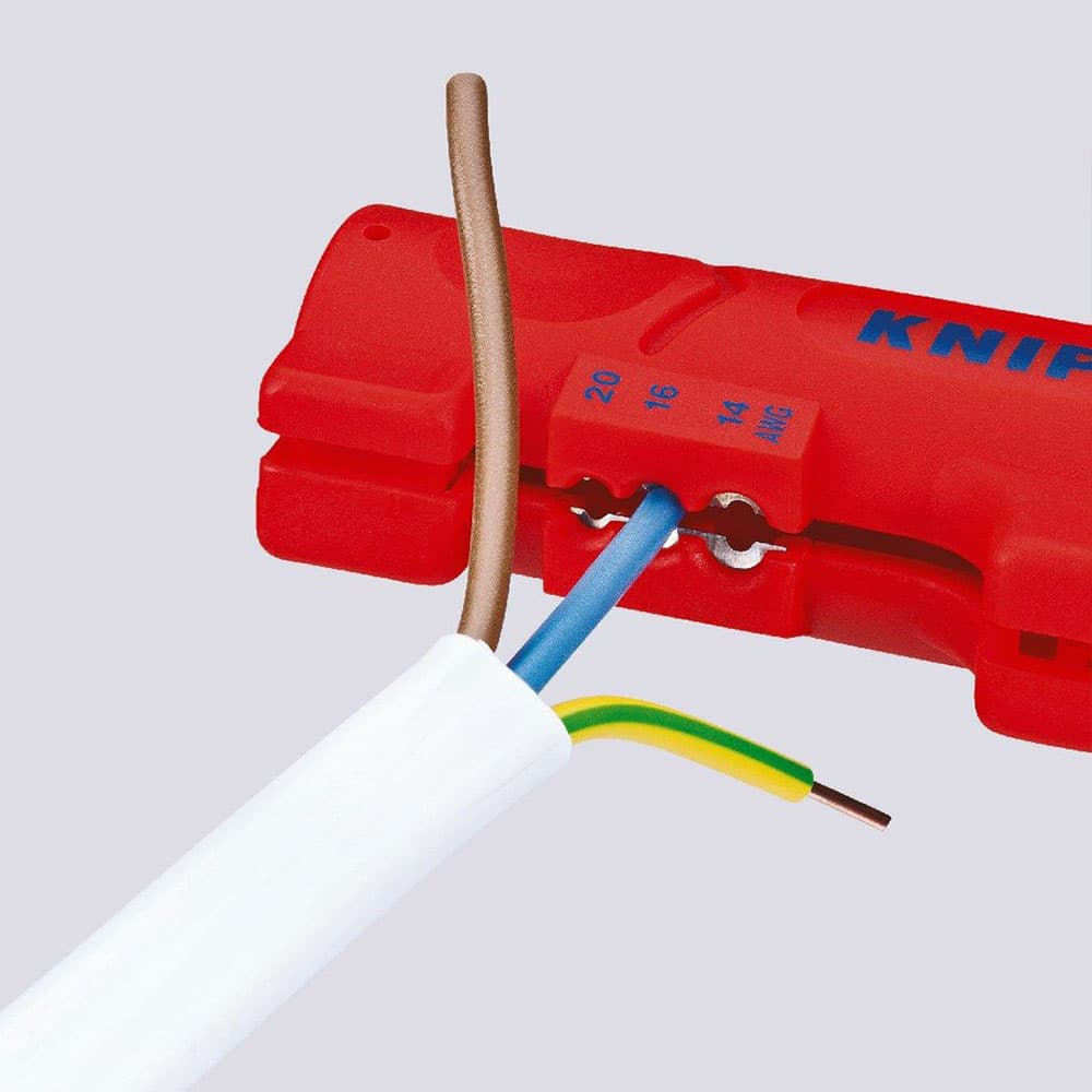 KNIPEX Alat za skidanje izolacije sa ravnih i okruglih kablova – 16 64 125 SB