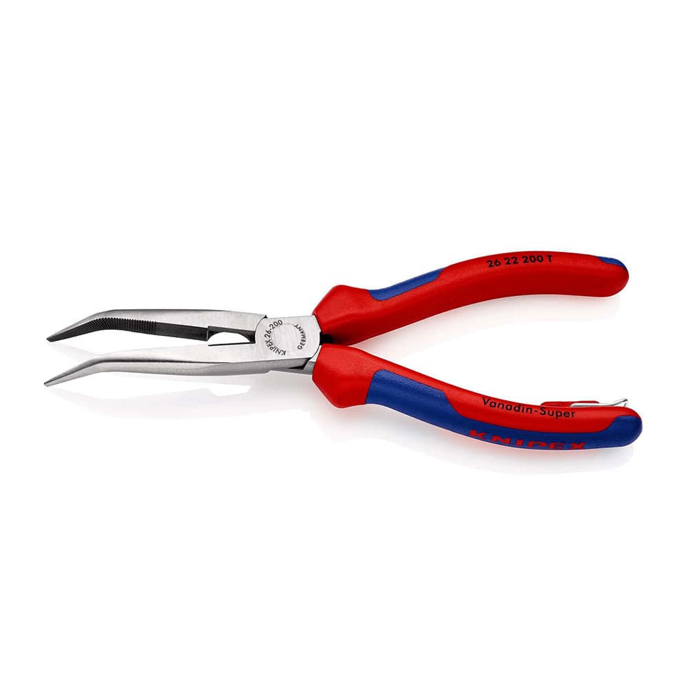 KNIPEX Klešta špic kriva 200mm sa mogućnošću kačenja – 26 22 200 T