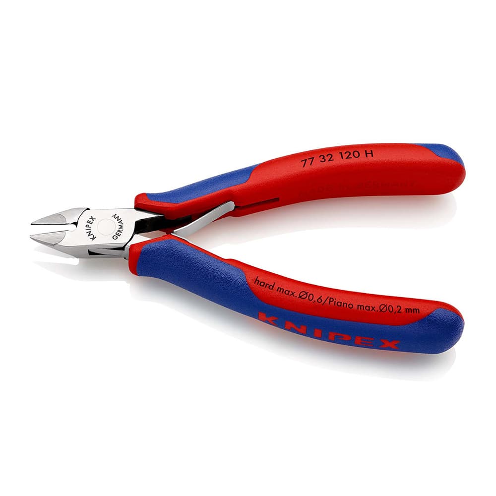 KNIPEX Kose sečice za elektroniku s umetnutom oštricom od tvrdog metala 120mm – 77 32 120 H