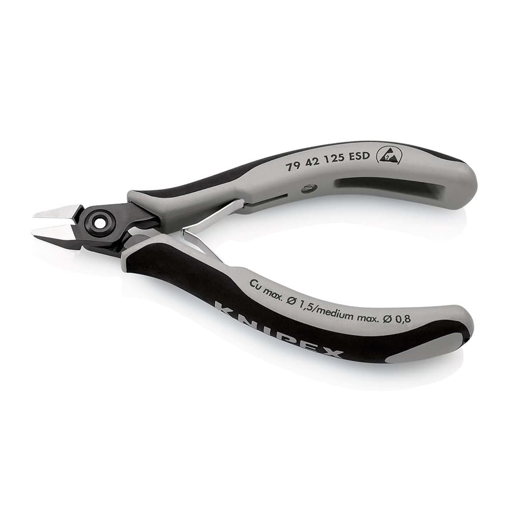 KNIPEX Precizne kose sečice za elektroniku ESD 125mm – 79 42 125 ESD