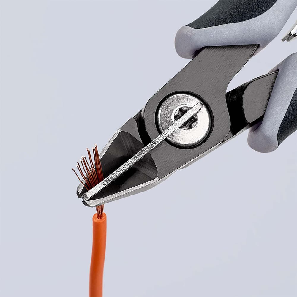 KNIPEX Precizne kose sečice za elektroniku sa stezaljkom ESD 125mm – 79 52 125 ESD