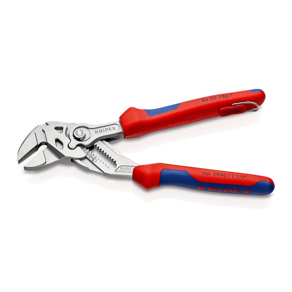KNIPEX Ključ klešta hromirana 180mm mogućnost kačenja – 86 05 180 T
