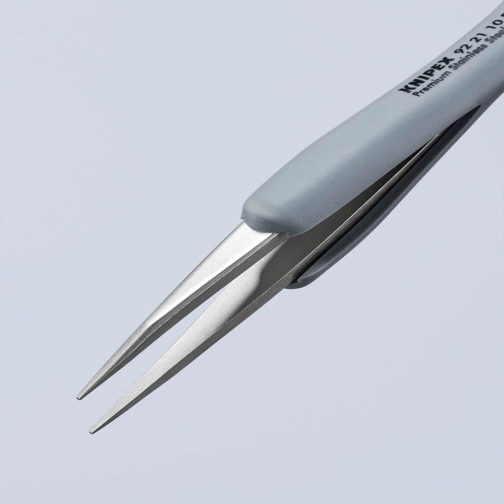 KNIPEX ESD precizna pinceta sa gumiranim ručkama – 92 21 10 ESD